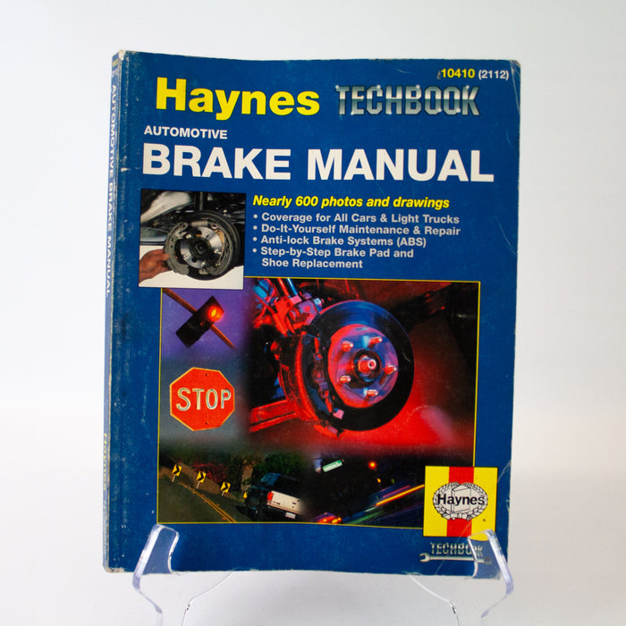 Haynes Automotive Brake Manual Techbook 10410 (2112)