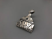 Super Bowl XLVI Teammate Collectible Pin Lombardi Trophey Design NFL Football 4