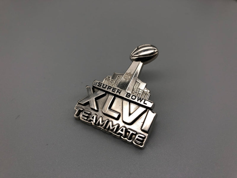 Super Bowl XLVI Teammate Collectible Pin Lombardi Trophey Design NFL Football 4