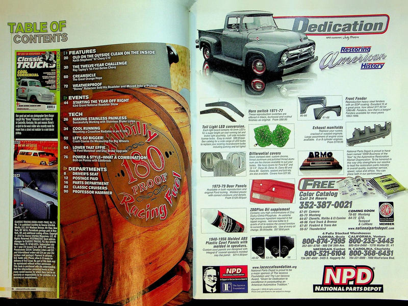 Classic Trucks Magazine July 2012 Vol 21 # 7 Cool Commercial