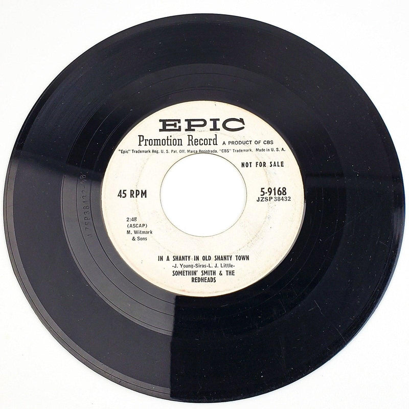 Somethin' Smith & The Redheads Coal Dust On The Fiddle 45 Record Epic 1956 1