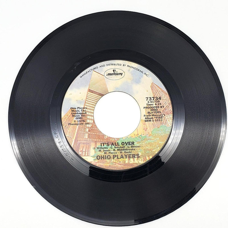 Ohio Players Love Rollercoaster / It's All Over 45 Single Record Mercury 1975 2