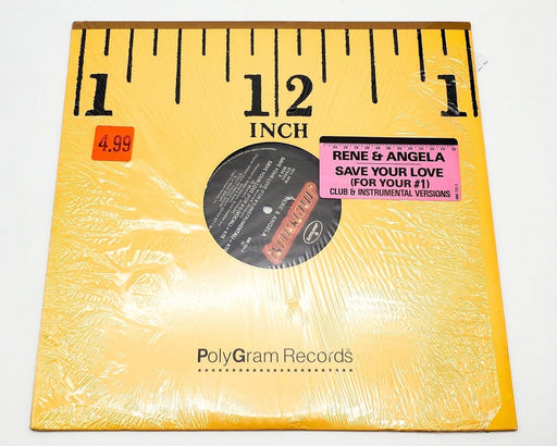 René & Angela Save Your Love 33 RPM Single Record Mercury 1985 1