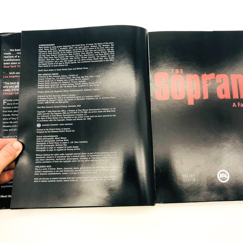 The Sopranos Hardcover Allen Rucker 2000 1st Edition Jame Gandolfini Edie Falco 8