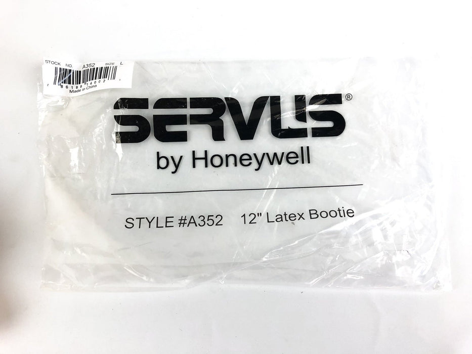 New Servus A352 Rubber Booties SZ Large 10-11 Disposable Over Boot Shoe Cover 12" 2