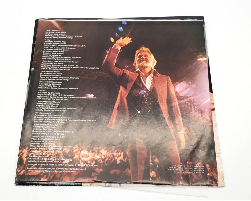 Kenny Rogers Greatest Hits LP Record Liberty 1980 LOO-1072 7