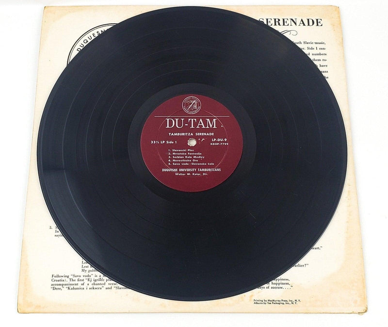 Duquesne University Tamburitzans Tamburitza Serenade Record 33 LP Du-Tam 1959 3