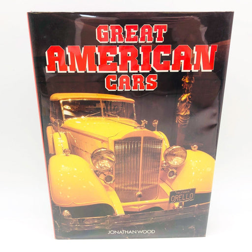 Great American Cars Hardcover Jonathan Wood 1985 1st Edition Cadillac Eldorado 1