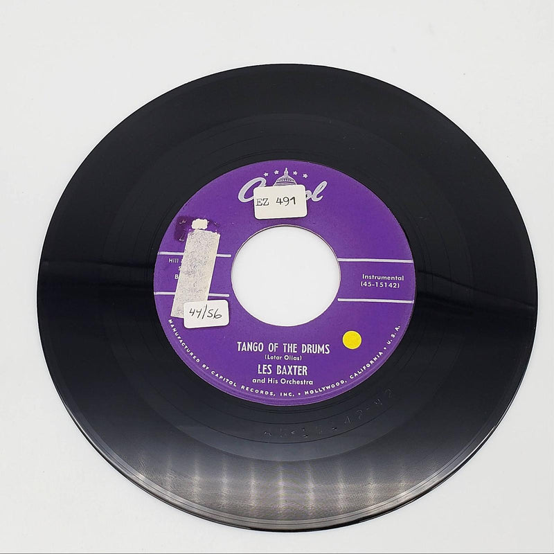 Les Baxter & His Orchestra Sinner Man Single Record Capitol Records 1956 F3404 2