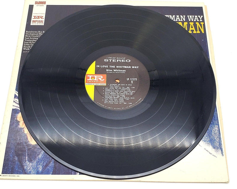 Slim Whitman In Love The Whitman Way 33 RPM LP Record Imperial 1968 LP-12375 5