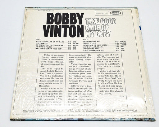 Bobby Vinton Take Good Care Of My Baby 33 RPM LP Record Epic IN SHRINK 2