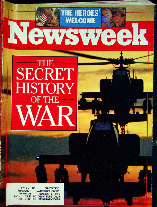 Newsweek Magazine March 18 1991 Operation Desert Storm Hereos Welcome Gulf War