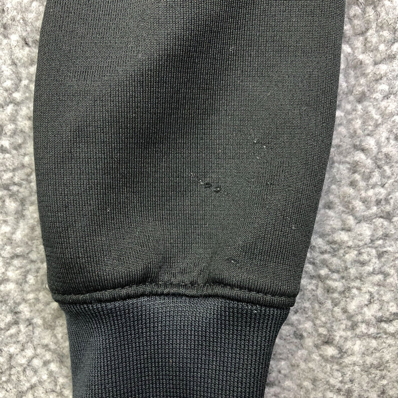 Nike Track Jacket Dri Fit Kids Small Black Full Zipper 56323 Polyester Vintage