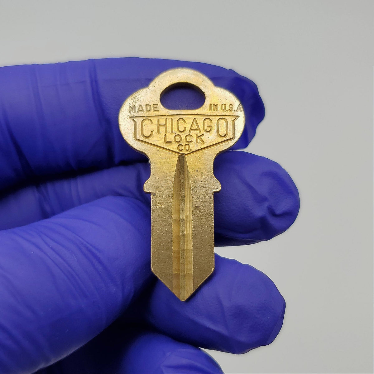 10x Chicago Lock Co. K27 Key Blanks W Milling Brass USA Made Vintage