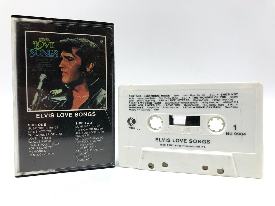 Elvis Love Songs Elvis Presley Cassette K-Tel 1981 Compilation Love Me Tender 2