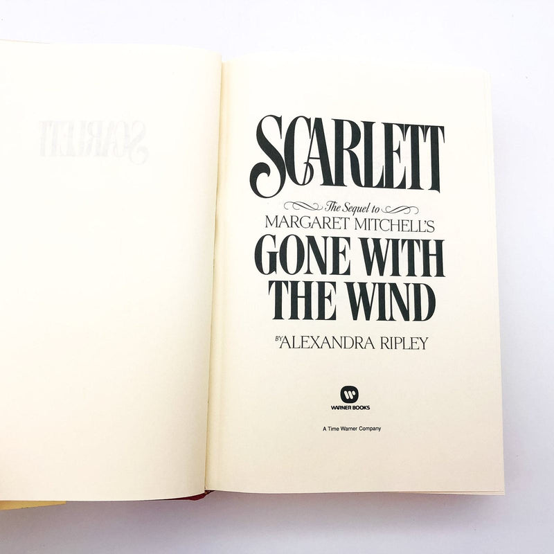 Scarlett HC Alexandra Ripley 1991 Sequel Margaret Mitchell's Gone With The Wind 7