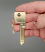 5x Yale EN11 Key Blanks C4L Keyway Nickel Silver 5 Pin NOS 2