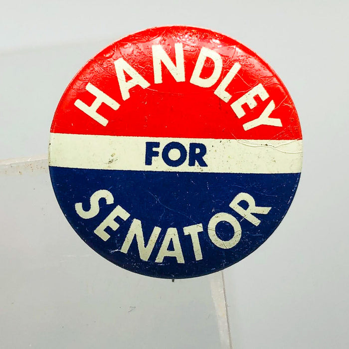 Harold Handley For Senator Button Pin .75" Indiana Political Campaign Union 5