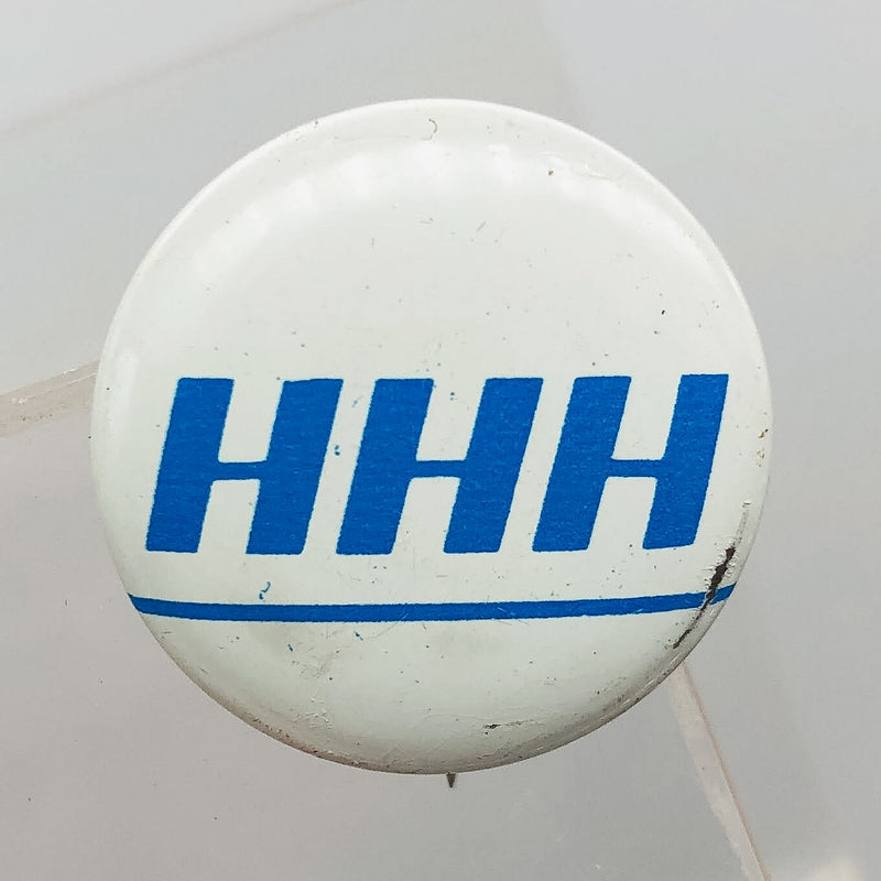 Hubert Horatio Humphrey HHH Button Pin .75" Presidential Campaign Politician 5