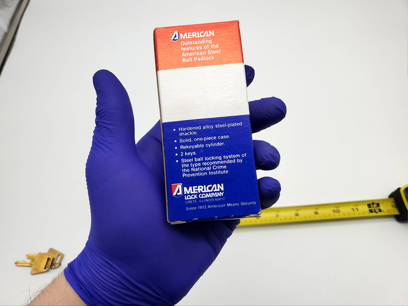 American Lock Padlock 1106D Solid Body 1.5" Shackle Dark Bronze Color USA Made