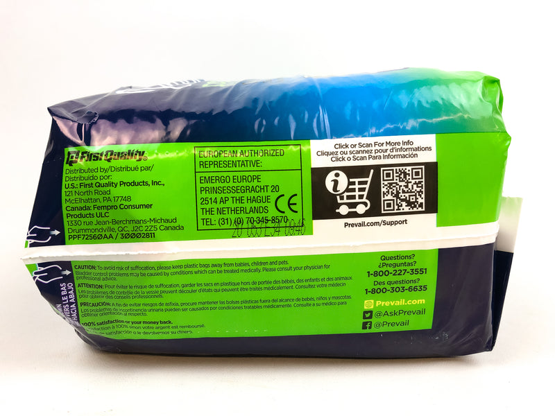 Prevail Per-Fit Protective Adult Daily Underwear Extra Absorbency SZ MED (40ct)