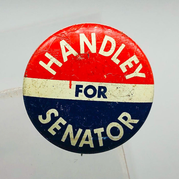 Harold Handley For Senator Button Pin .75" Indiana Political Campaign Union 16