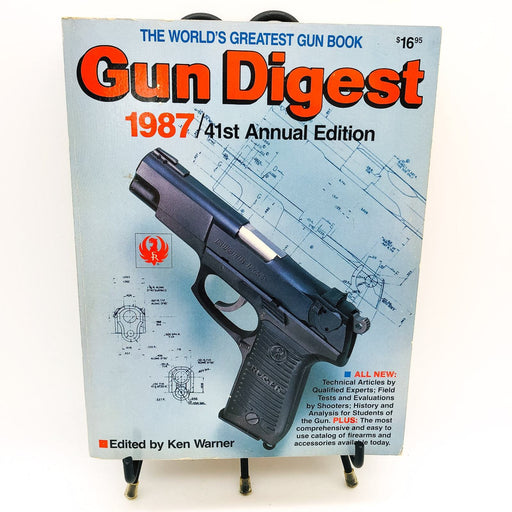 Gun Digest Paperback Ken Warner 1987 41st Edition Detailed Hunters Collectors 1