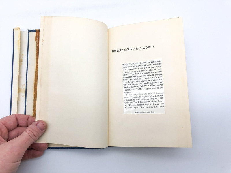 Skyway Round The World Joseph F. Hood 1968 Charles Scribner 1st Ed EX Library 8