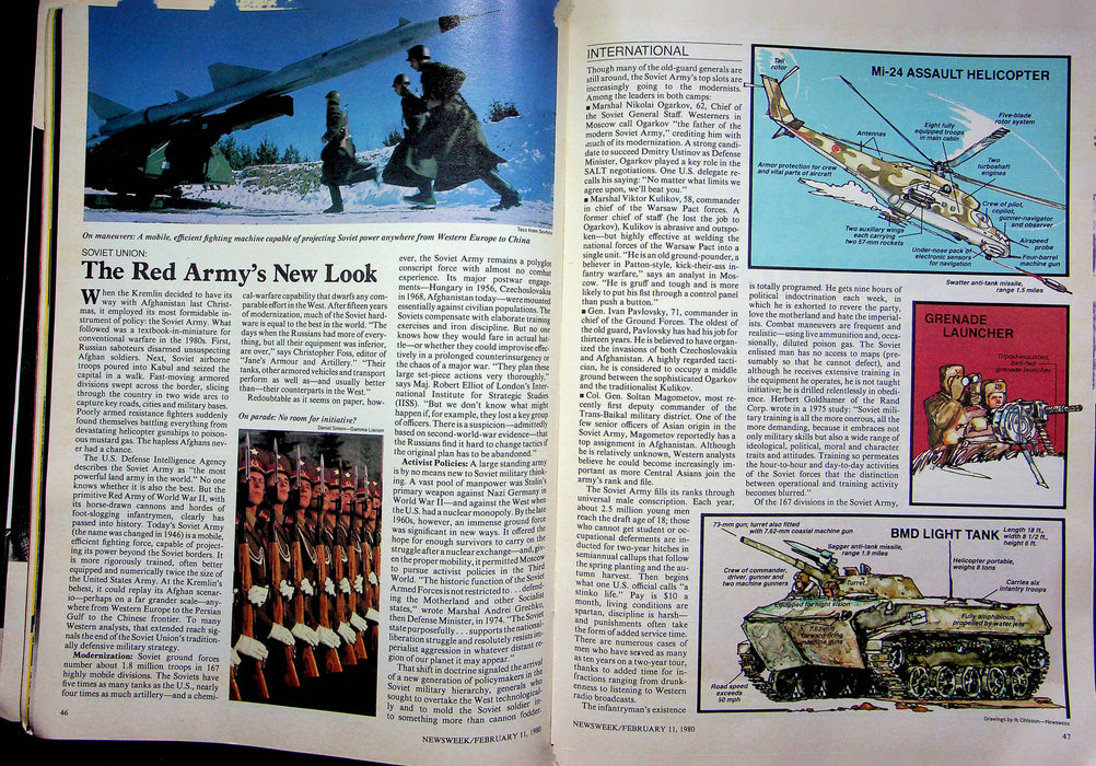 Newsweek Magazine February 11 1980 Russian Red Army Land Power Miami Boom Town 3