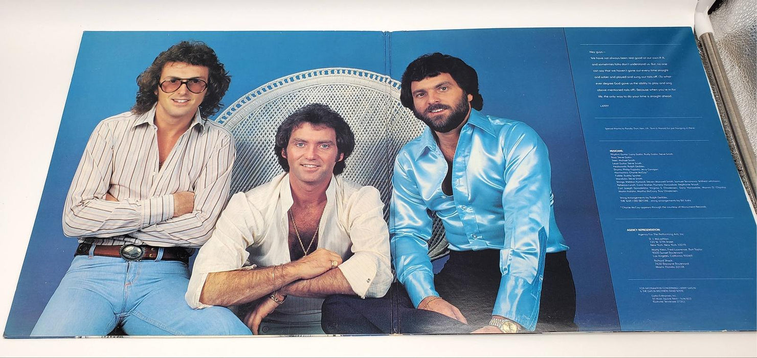 Larry Gatlin & The Gatlin Brothers Straight Ahead LP Record Columbia 1979 3