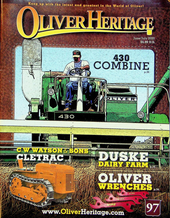 Oliver Heritage Magazine June/July 2020 Vol 17 # 6 430 Combine