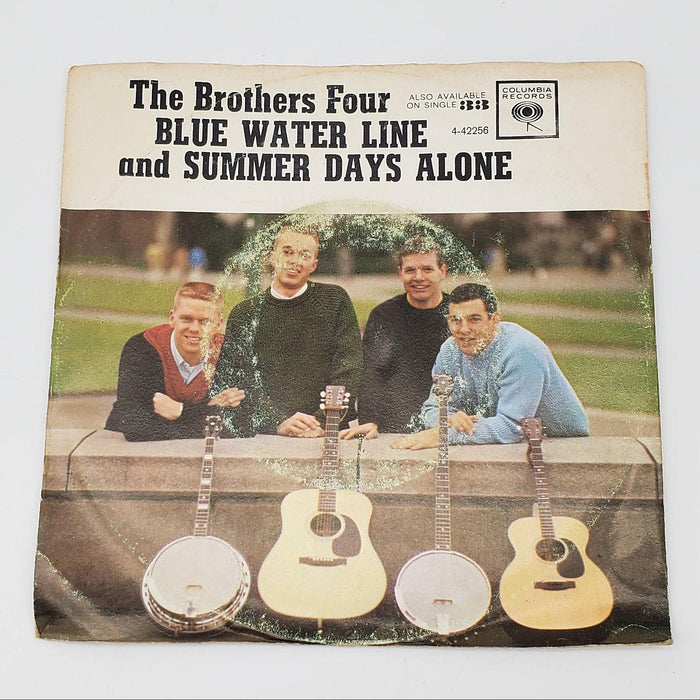 The Brothers Four Blue Water Line Summer Days Alone Single Record Columbia 1961 1