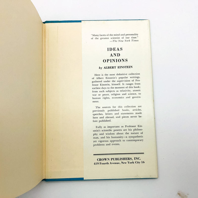 Relativity Hardcover Albert Einstein 1961 Absence Of Gravity Space Theory 11