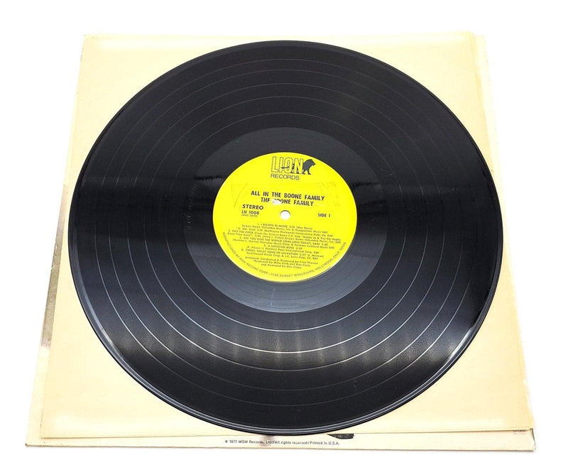 The Pat Boone Family All in the Boone Family 33 RPM LP Record MGM Records 1972 5
