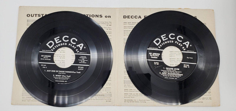 Guy Lombardo And His Royal Canadians Twin Pianos Vol. 1 45 RPM EP Record 5