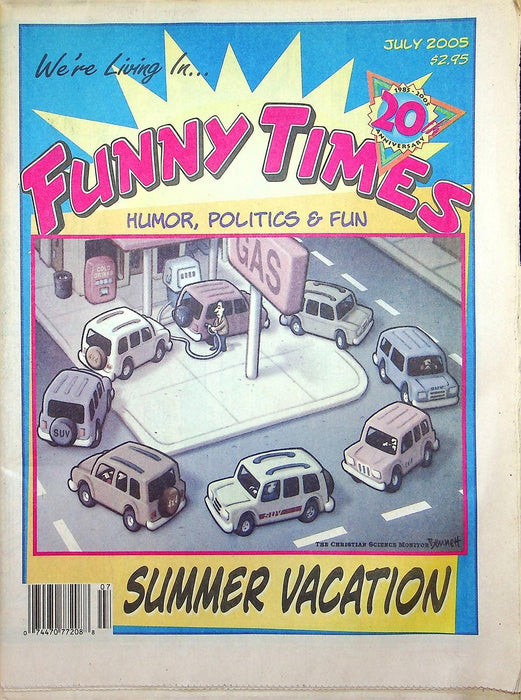 Funny Times Newspaper July 2005 Humor Politics Fun Political Commentary Satire