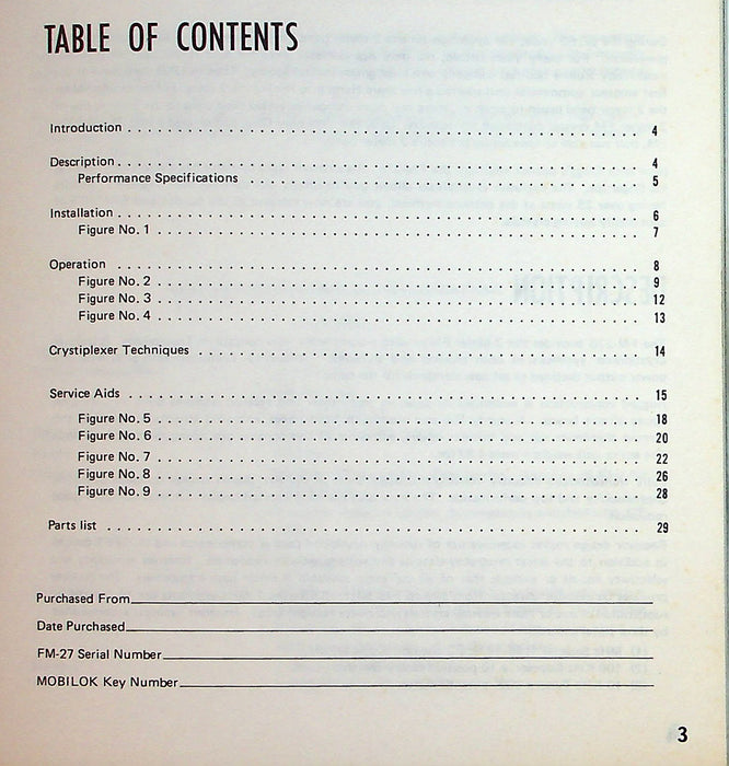 Clegg International Transceivers FM-27 B Owner Manual w/ Additional Schematics