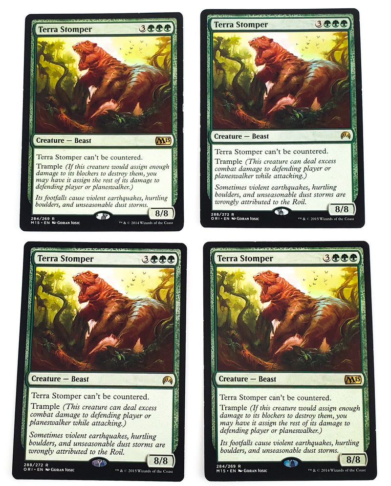 MTG Terra Stomper Magic Origins Magic The Gathering Lot of 4 NM Cards