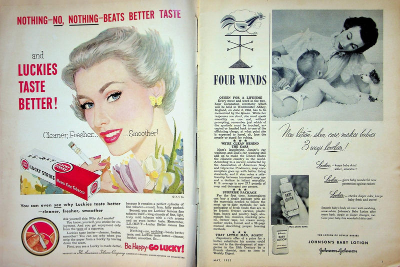 The American Family Magazine May 1953 Teach Fishing Baking Pies Blouse Fashion 3