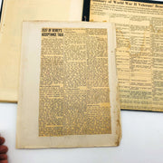 WW2 Scrapbook Newspaper Clippings Where Are The Yanks Star National Geographic 8