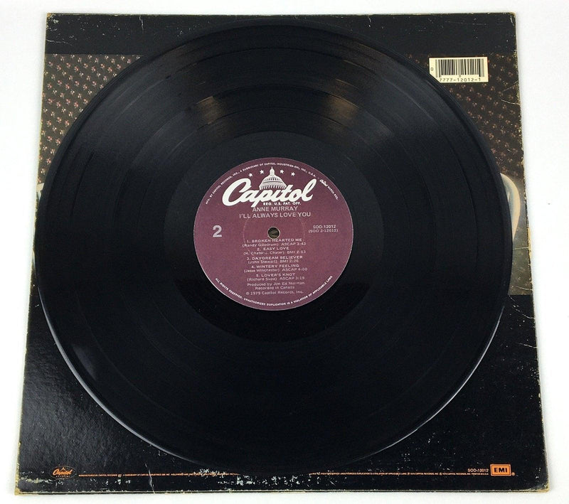 Anne Murray I'll Always Love You Record 33 RPM LP SOO-12012 Capitol Records 1979 5