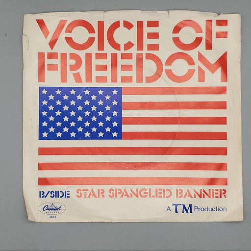 Jim Kirk & TM Singers Voice Of Freedom / Star Spangled Banner Single Record 1980 1