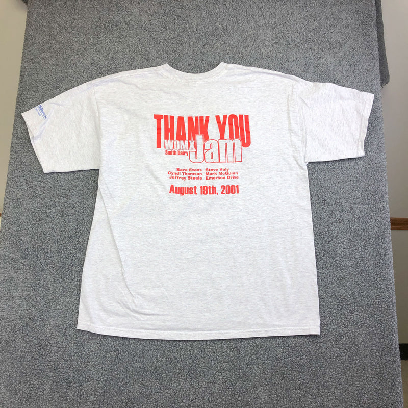 Vintage Radio Station T Shirt XL Gildan FM 94.9 Akron Country Toni Fox Signature