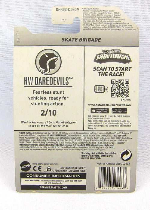 Hot Wheels Daredevils Skate Brigade #162 HW450F Fiat 500 Qty 3 NEW Diecast Cars 5