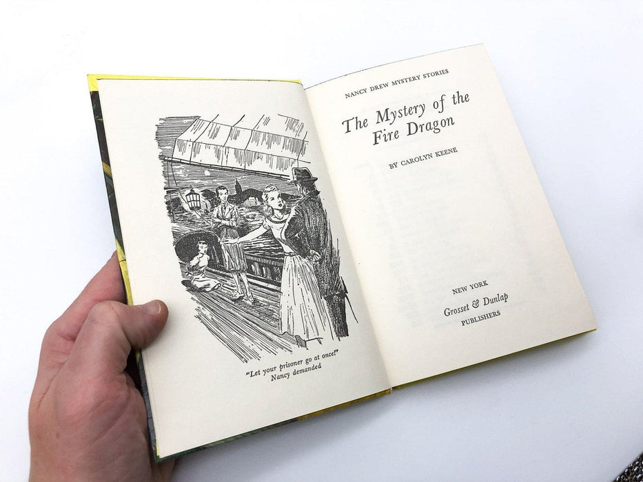 Nancy Drew The Mystery of the Fire Dragon No 38 Carolyn Keene 1961 Grosset Matte 6