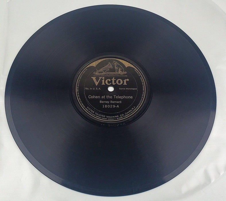 Barney Bernard Cohen At The Telephone 78 RPM Single Record Victor 1916 2