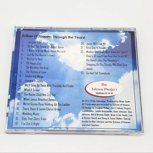 Echoes Of Heaven Through The Years Album CD FCOG Tallmadge 2012 2