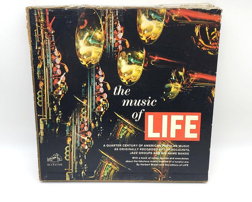 The Music Of Life 33 RPM 5xLP Record RCA 1962 Artie Shaw Glenn Miller w/ Book 1