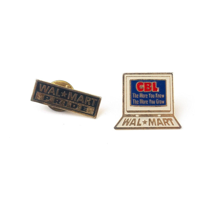 Vintage Walmart Lapel Pins Pride and CBL The More You Know The More You Grow 1