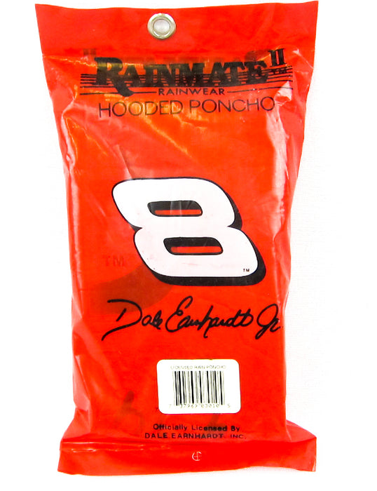 Vintage Nascar Racing Raincoat Rain Pancho Dale Earnhardt Jr #8 Rainmate